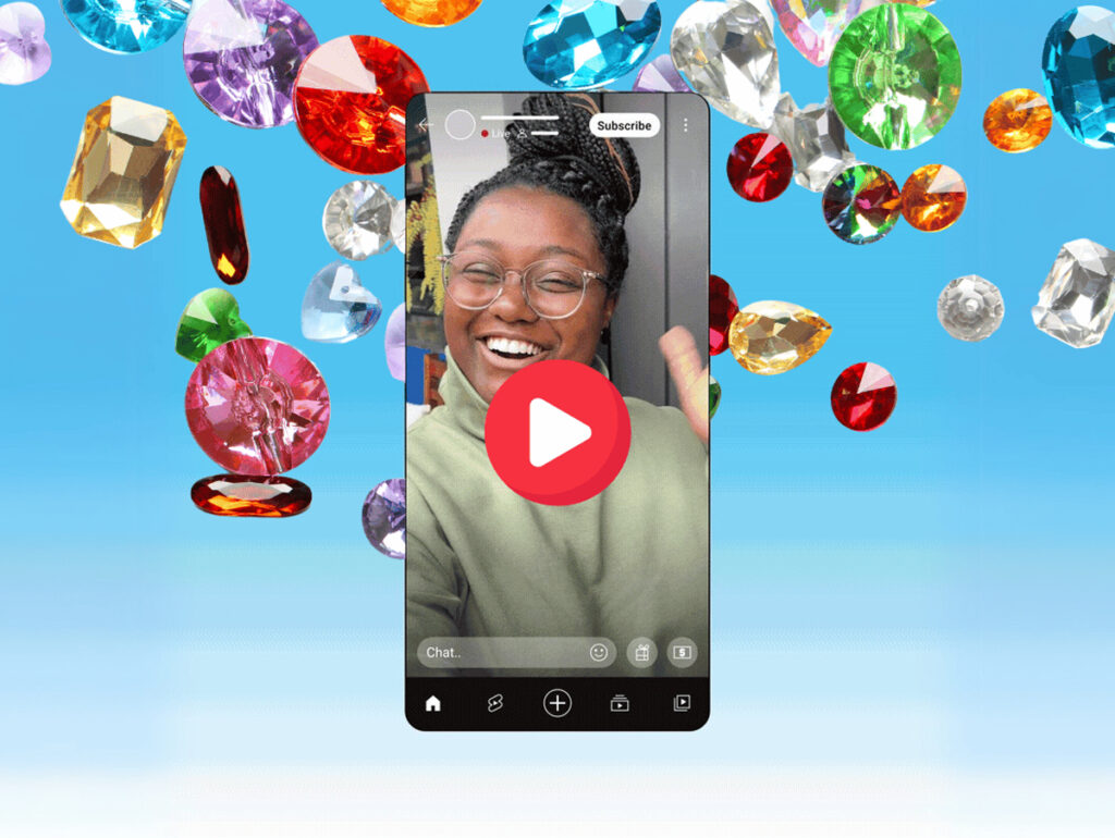YouTube amplia disputa com TikTok ao lançar gifts digitais