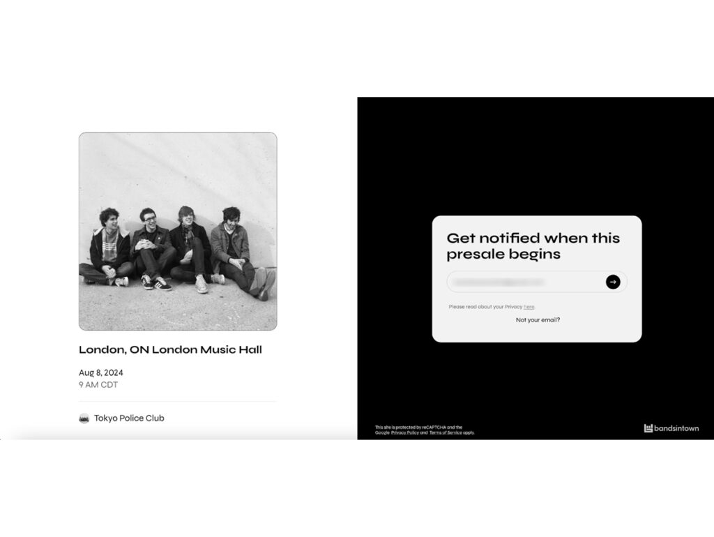 Bandsintown aposta em plataforma de pré-venda de ingressos para artistas