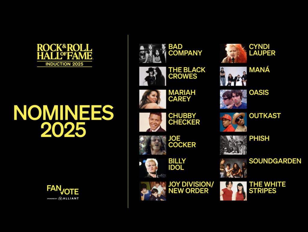 Rock & Roll Hall of Fame anuncia lista de indicados para 2025; entenda a seleção