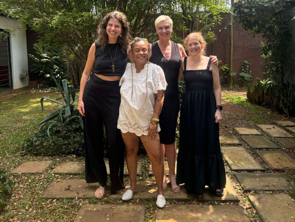 Anelis Assumpção, Heloisa Aidar e equipe Lincoln Center, BOA Música