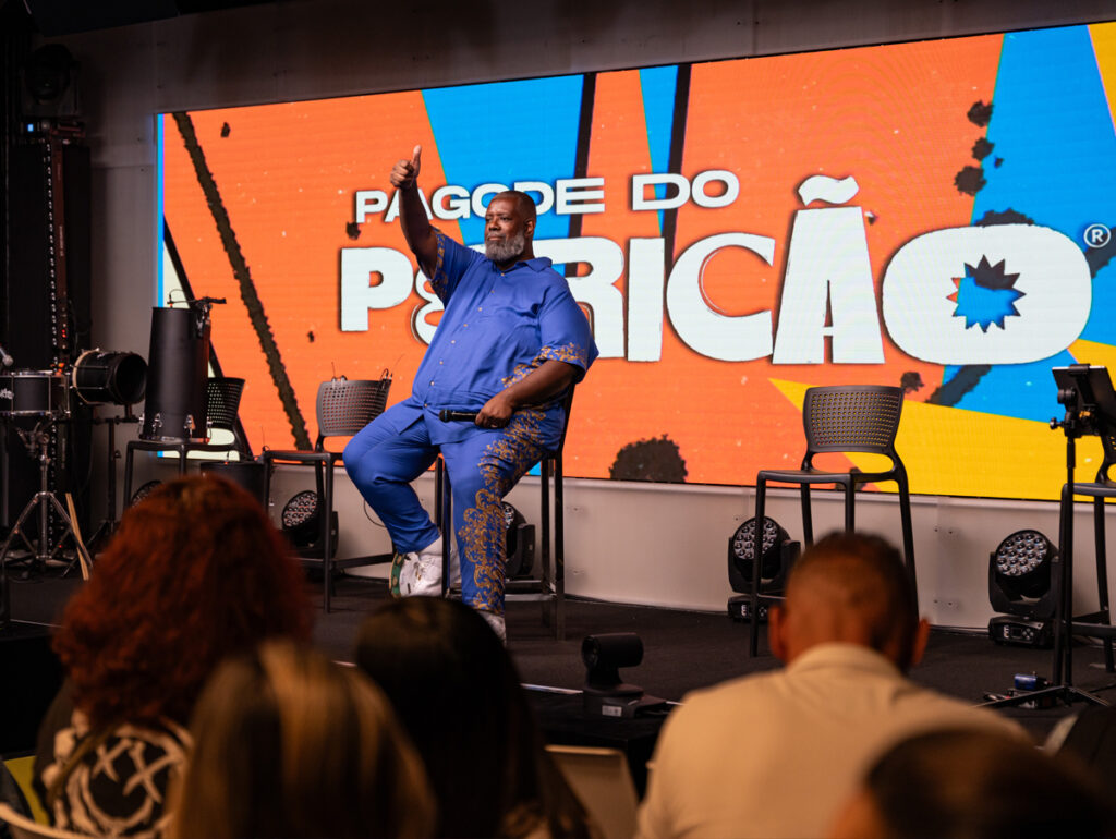 Live do Pagode do Pericão teve coletiva de imprensa (Crédito: Divulgação)