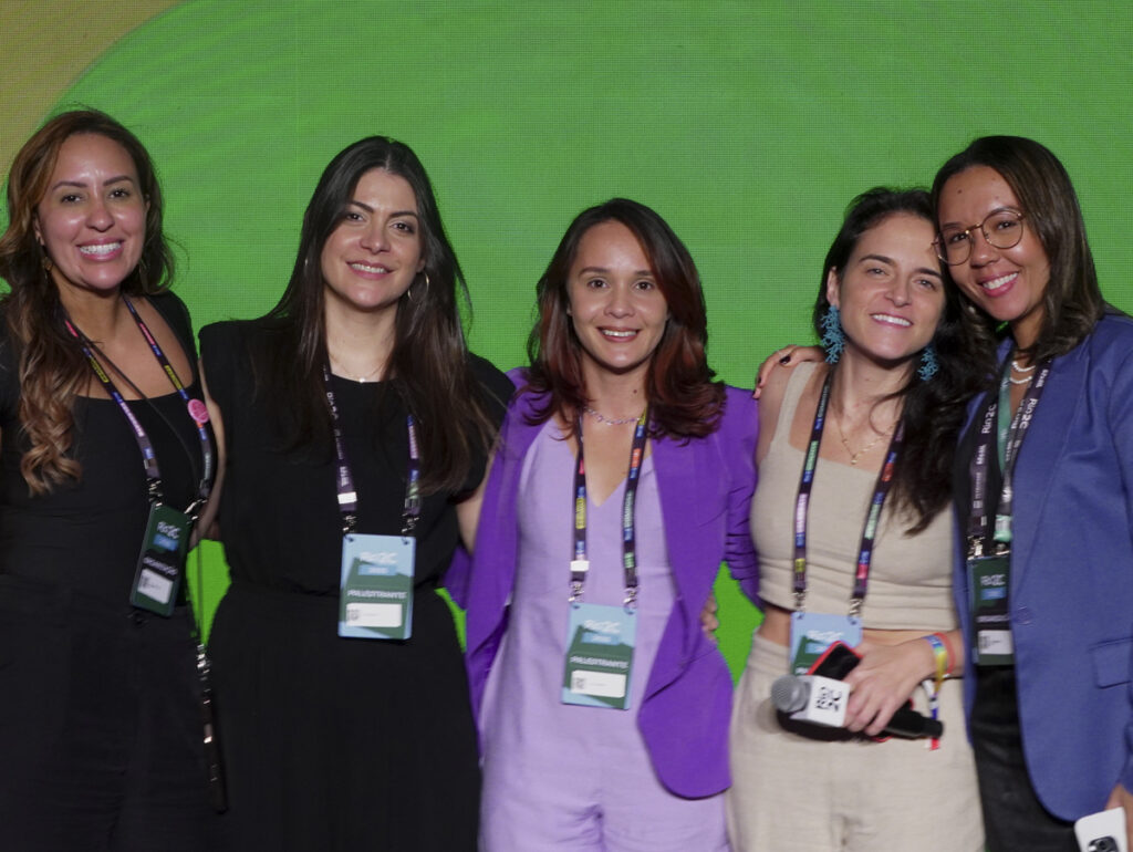 Mila Ventura, Talita Zioli, Luisa Sabino Cunha, Marina Mattoso, Láisa Naiane  no Rio2C