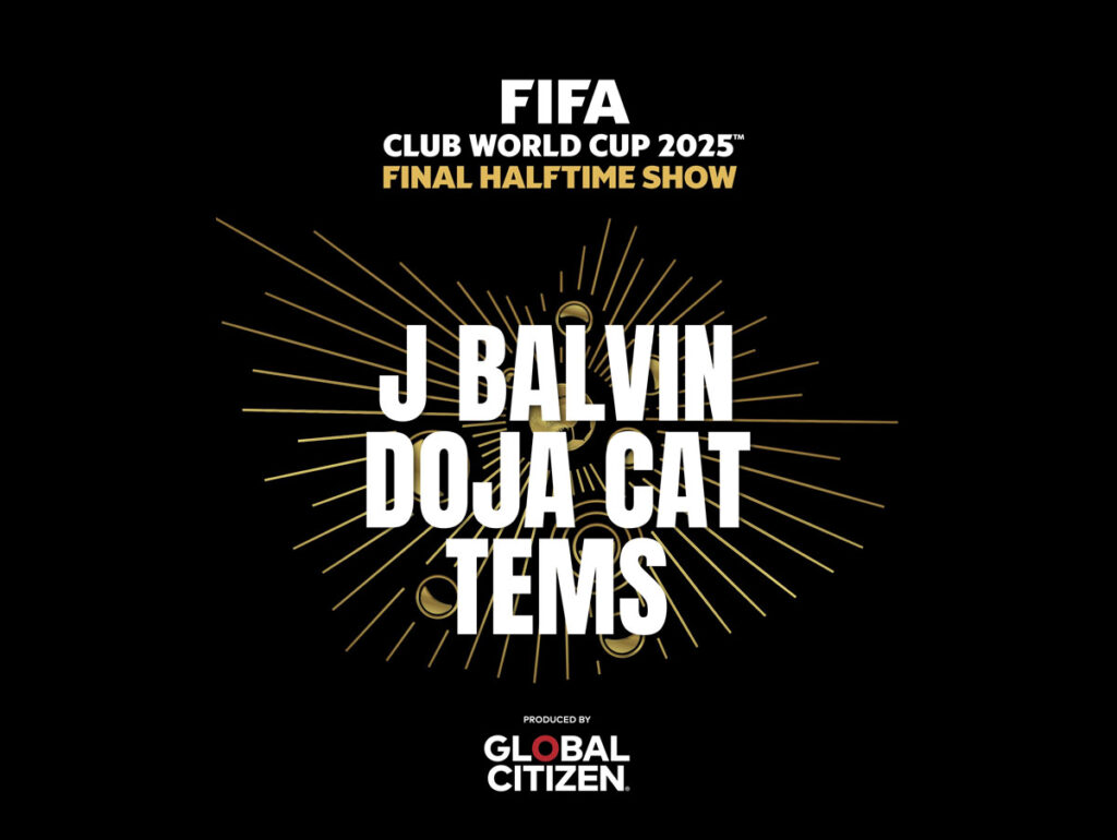 FIFA anuncia J Balvin, Doja Cat e Tems no primeiro show do intervalo da final do Mundial de Clubes