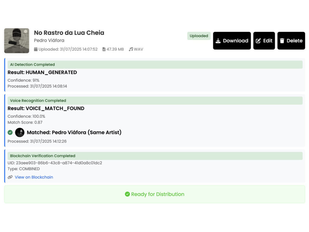 TuneTraders lança primeira música com biometria vocal no Brasil