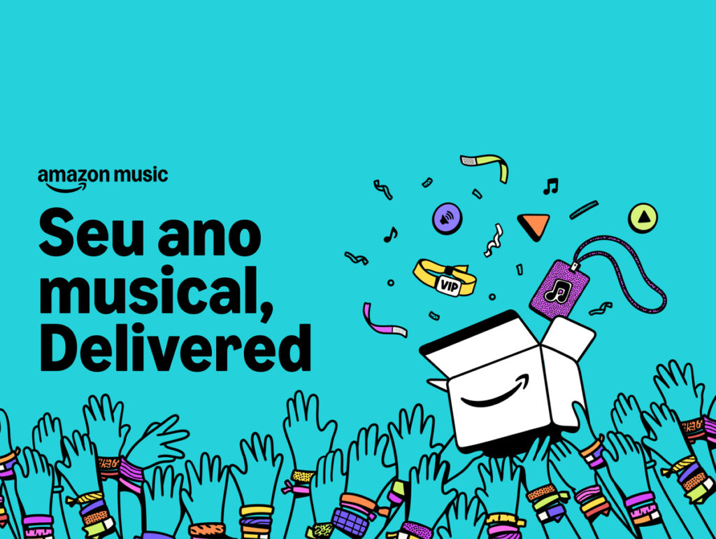 Amazon Music entrega o Delivered 2025 com pôster personalizado e novos dados sobre a escuta na plataforma