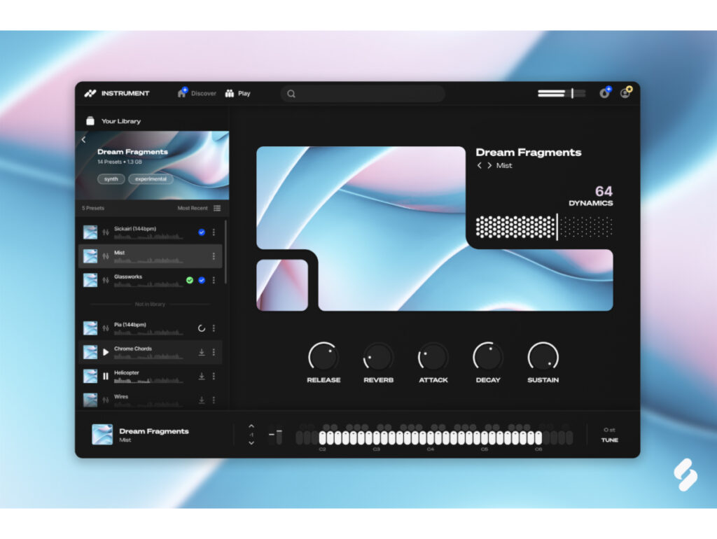 Interface do Splice Instrument