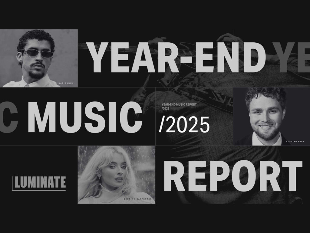 10 dados do novo relatório da Luminate que explicam a virada do mercado da música em 2025
