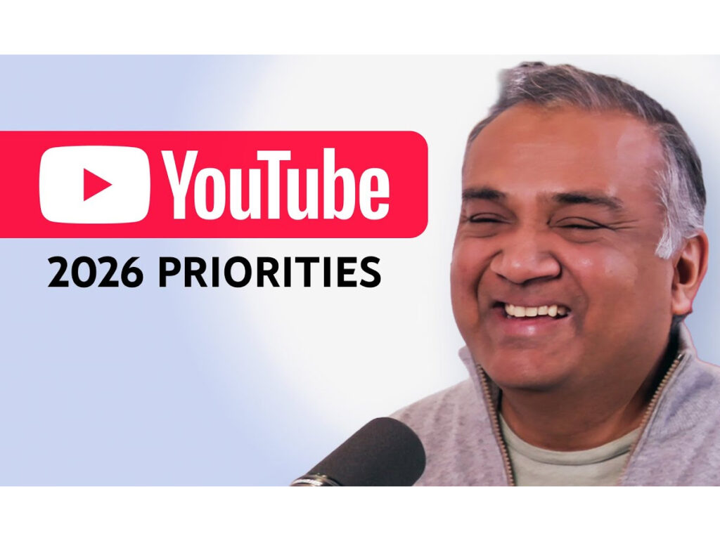 O CEO do YouTube detalha as prioridades para 2026