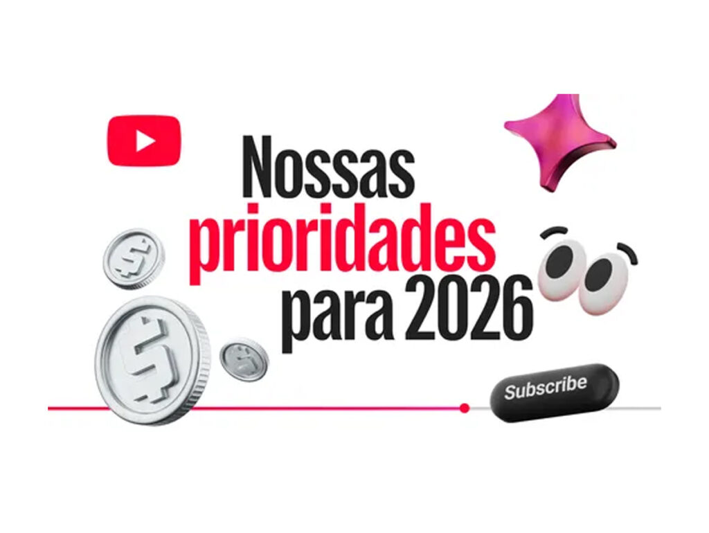 YouTube coloca combate a conteúdo gerado por IA de baixa qualidade entre as prioridades de 2026 e explicita limites para os charts musicais