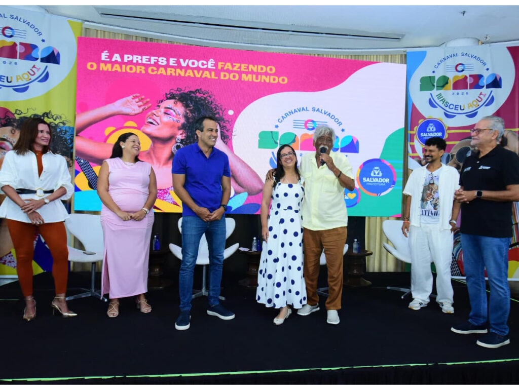Carnaval de Salvador 2026 tem abertura dedicada ao samba, projeta 1,2 milhão de turistas e R$ 2,6 bilhões em impacto econômico