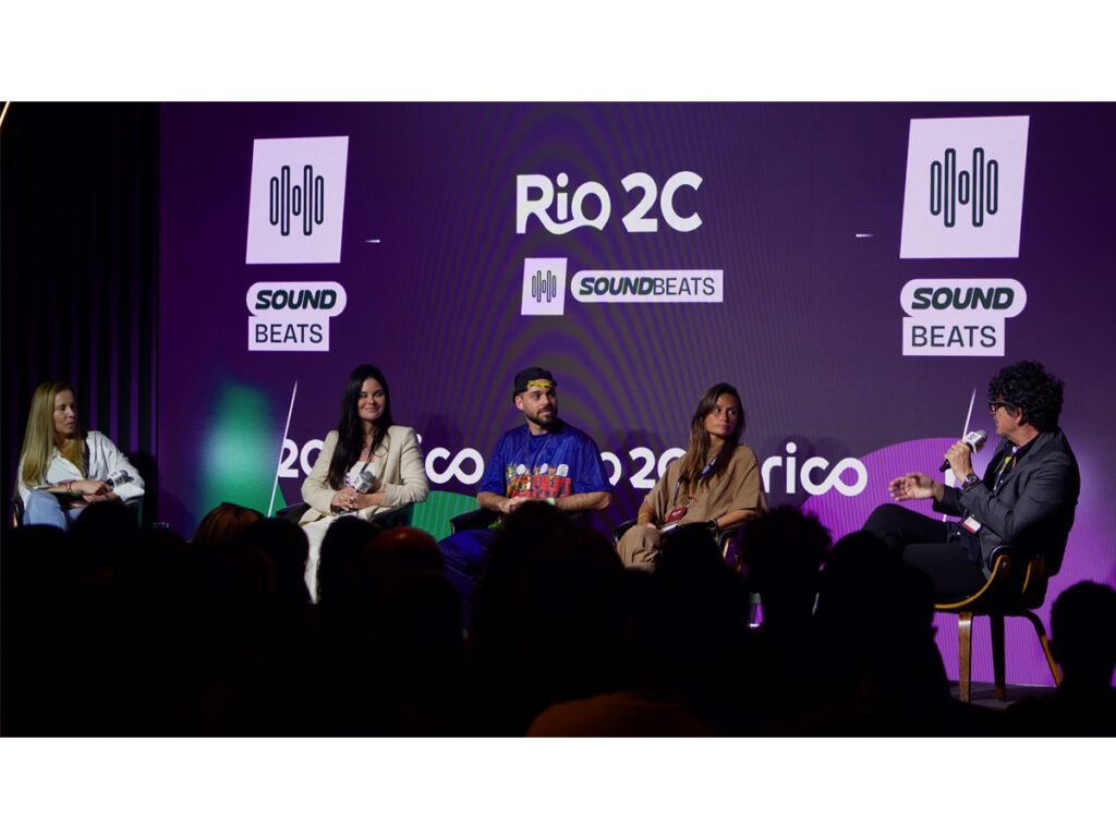 Rio2C reúne Papatinho, Marcela Moreira, Gustavo Menéndez, Mariana Madjarof e Cris Falcão em debate sobre Brasil no mercado latino