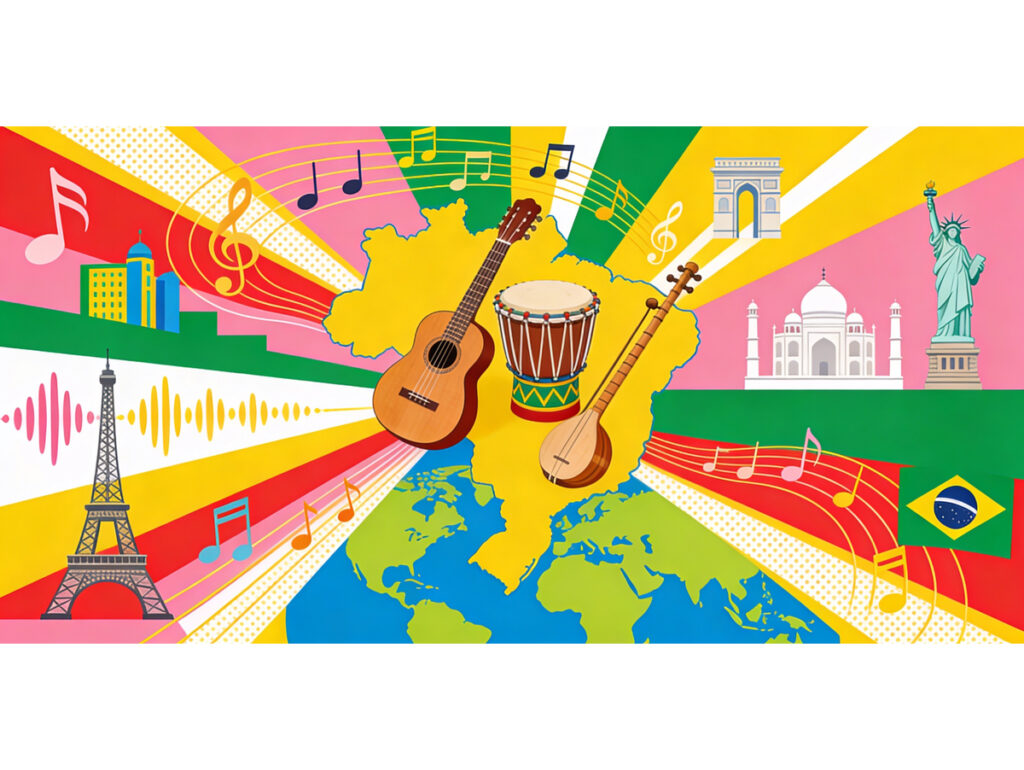 Dados de território mostram onde artistas brasileiros podem transformar plays em carreira internacional