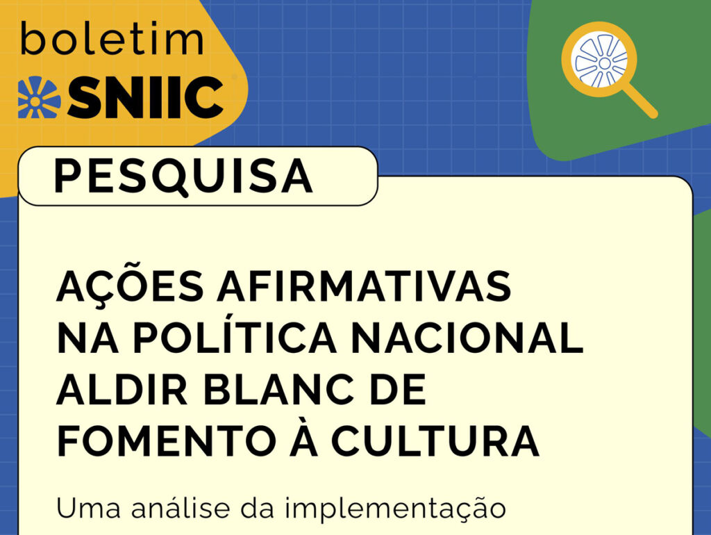Pesquisa inédita do MinC revela que a Política Aldir Blanc já investiu mais de R$ 800 mi em ações afirmativas