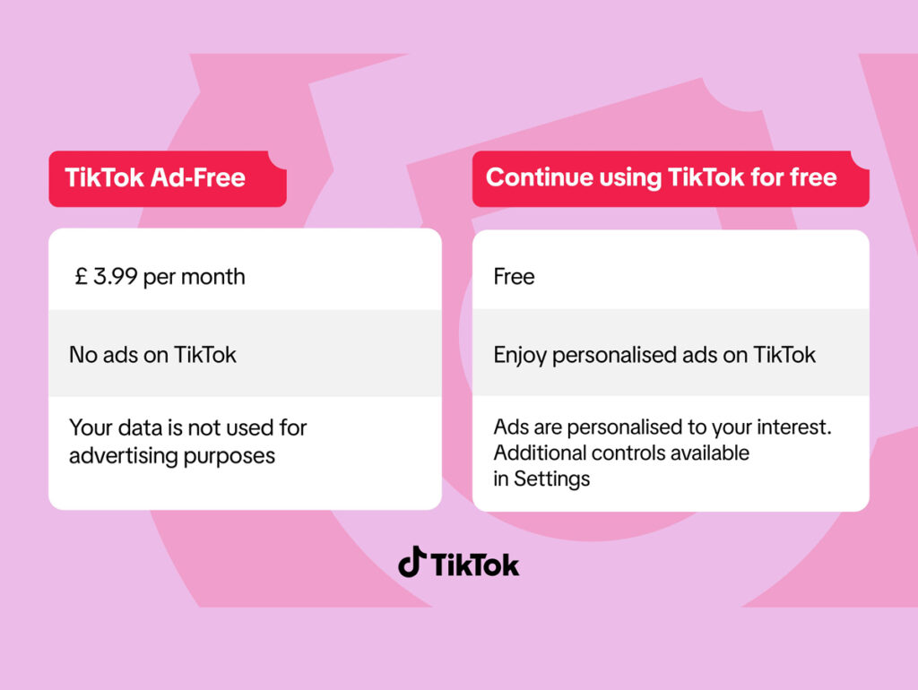 TikTok lança plano sem anúncios no Reino Unido e testa nova relação entre usuários, dados e descoberta musical