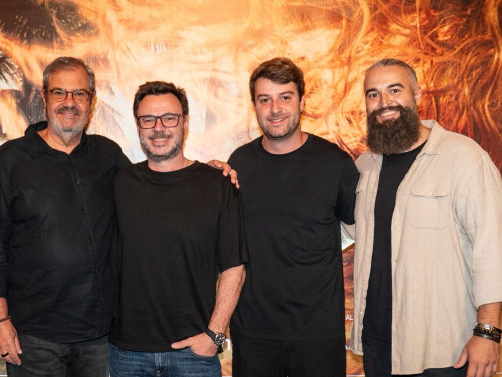 Luiz Oscar Niemeyer, Rafael Rossato, Luiz Guilherme Niemeyer e Victor Rocha, sócios da BTA