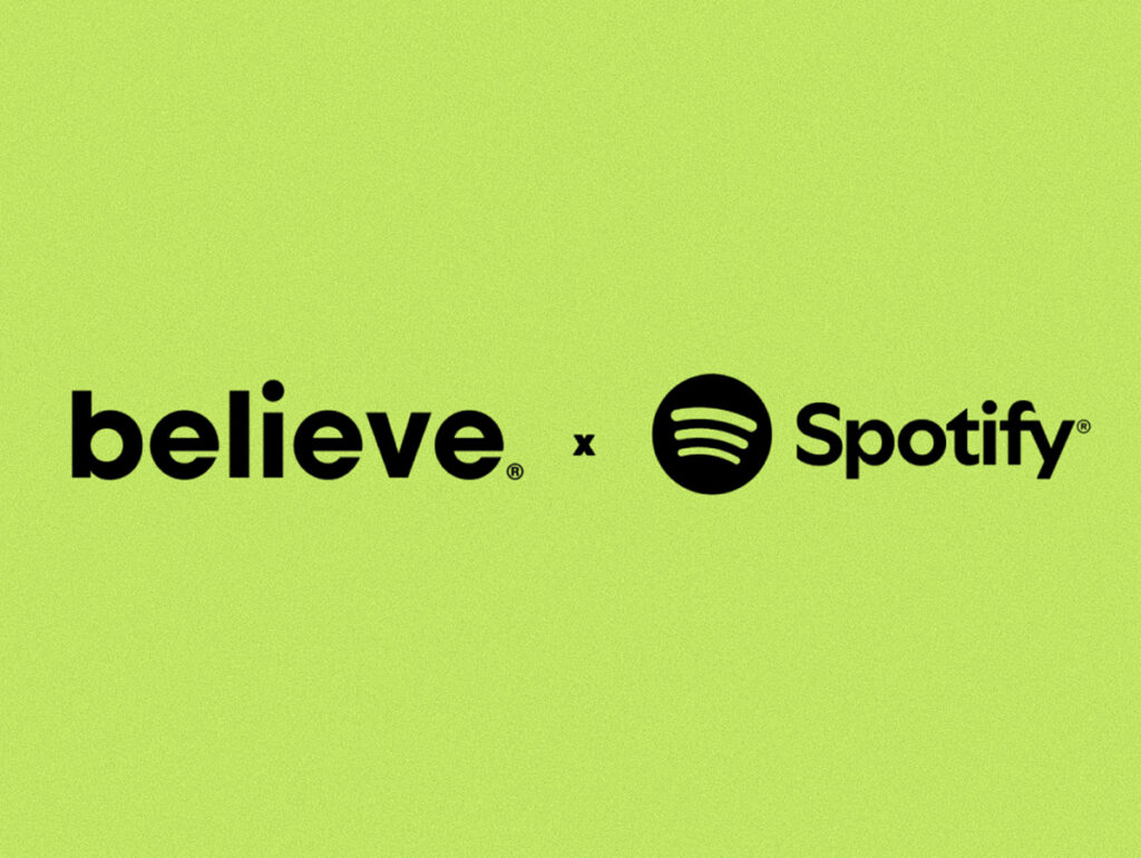 Spotify e Believe criam ferramenta que monetiza artistas através de remixes e covers de IA feitos por fãs