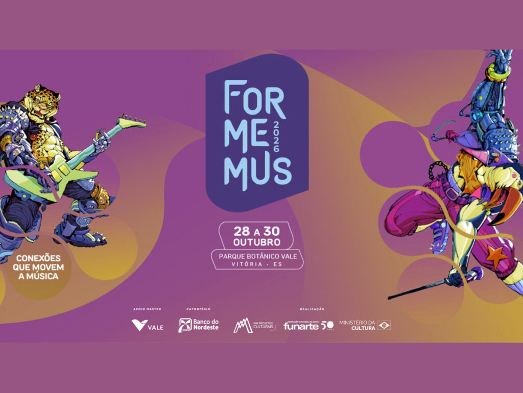 Superfãs, IA e reforma tributária estão entre os temas do Formemus 2026; veja a programação completa